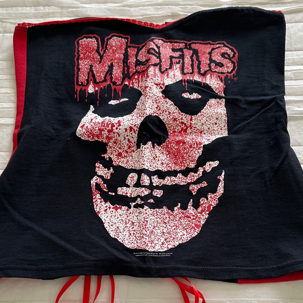 Misfits Skull Graphic Tube Top